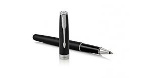 Ручка роллер Parker Sonnet Core T529 (1931523) Matte Black CT F черные чернила