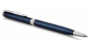 Ручка шариковая Parker Sonnet Core K439 Slim (1945365) LaqBlue CT M черные чернила