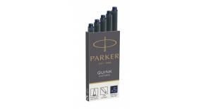 Картридж Parker Quink Ink Z11 (1950385) черный/синие чернила для ручек перьевых (5шт)