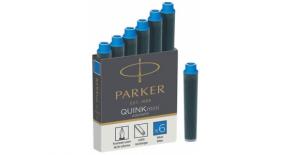 Картридж Parker Quink Ink Z17 MINI (1950409) синие чернила для ручек перьевых (6шт)