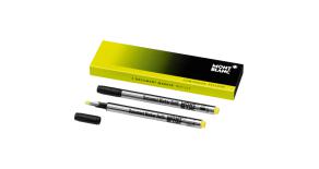 2 стержня для текстовых маркеров MontBlanc Luminous Yellow, желтый 105168