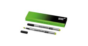 2 стержня для текстовых маркеров MontBlanc Luminous Green, зеленый 105169