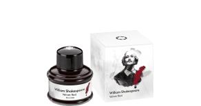 Чернила в бутылочке MontBlanc William Shakespeare, 35 мл (Бархатный красный) 114959