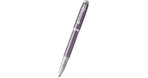 Ручка роллер Parker IM Premium T324 (1931639) Dark Violet CT F черные чернила подар.кор.