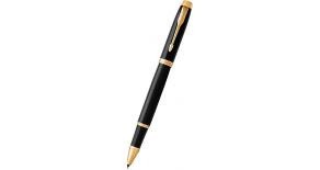 Ручка роллер Parker IM Core T321 (1931659) Black GT F черные чернила подар.кор.