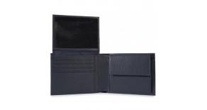 Кошелек мужской Piquadro Modus PU1392MO/BLU синий натур.кожа