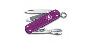 Нож перочинный Victorinox Alox Classic LE16 (0.6221.L16) 58мм 5 функций фиолетовый подарочная упаковка