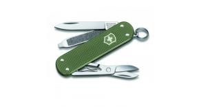 Нож перочинный Victorinox Alox Classic (0.6221.L17) 58мм 5функций оливковый