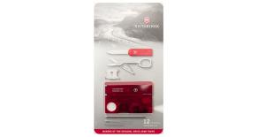 Швейцарская карта Victorinox SwissCard Lite (0.7300.TB1) красный полупрозначный блистер