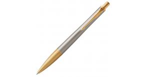 Ручка шариковая Parker Urban Premium K313 (1931573) Aureate Powder GT M синие чернила подар.кор.