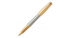 Ручка роллер Parker Urban Premium T313 (1931574) Aureate Powder GT F черные чернила подар.кор.