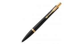 Ручка шариковая Parker Urban Core K309 (1931576) Muted Black GT M синие чернила подар.кор.