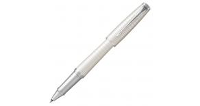 Ручка роллер Parker Urban Premium T312 (1931610) Pearl Metal CT F черные чернила подар.кор.