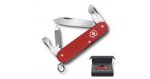 Нож перочинный VICTORINOX Cadet Alox, 84 мм, 9 функций, алюминиевая рукоять, красный 0.2601.L18