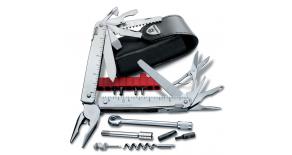Мультитул Victorinox SWISSTOOL PLUS в кожаном чехле 3.0339.L