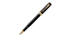 Роллер Parker Duofold T74 (1931385) Black GT F черные чернила подар.кор.