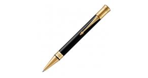 Ручка шариковая Parker Duofold K74 (1931386) Black GT M черные чернила подар.кор.