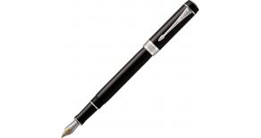 Ручка перьевая Parker Duofold F74 International (1931387) Black CT F золото 14K покрытое родием пода