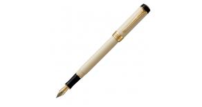 Ручка перьевая Parker Duofold F74 International (1931393) Ivory/Black GT F золото 18K с родиевым пок