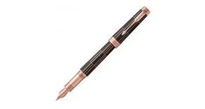 Ручка перьевая PremierF565 Luxury (1931397) Brown PG F перо золото 18K покрытое позолотой розовой подар.кор.