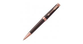 Ручка шариковая PremierK560 Soft (1931408) Brown PGT M черные чернила подар.кор.