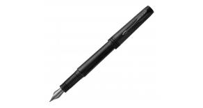 Ручка перьевая Parker Premier F564 (1931431) Monochrome Black F золото 18K подар.кор.