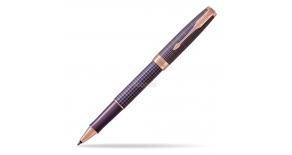 Роллер Parker Sonnet Premium T537 (1931544) Purple Cisele PGT серебро 925 пробы F черные черни