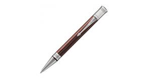 Ручка шариковая Parker Duofold K307 Prestige (1945419) Burgundy Chevron CT M черные чернила подар.кор. РАСПРОДАЖА