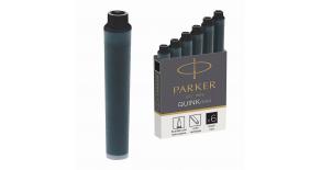 Картридж Parker Quink Z17 MINI (1950407) черный чернила для ручек перьевых (6шт)