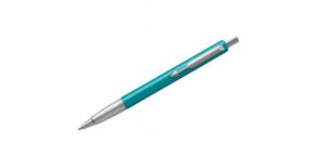 Ручка шариковая Parker Vector Standard K01, Blue Green CT синие чернила под.кор