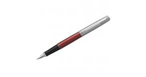 Ручка перьевая Parker Jotter Core F63 (2030949) Kensington Red CT M сталь нержавеющая подар.кор.