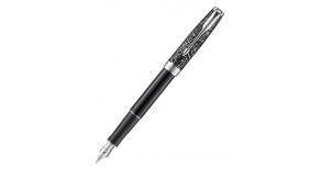 Ручка перьевая Parker Sonnet SE18 F541 (2054822) Black CT F золото 18K с родиевым покрытием подар.ко