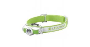 Фонарь налобный Led Lenser MH5 зеленый/белый лам.:светодиод. 400lx (501952)