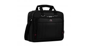 Портфель для ноутбука 16'' WENGER, черный, полиэстер / ПВХ, 41 x 15 x 34 см, 12 л