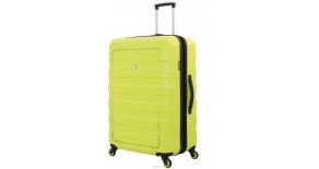 Чемодан SWISSGEAR TRESA, салатовый, АБС-пластик, 46x27x66 см, 66 л