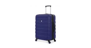 Чемодан SWISSGEAR TRESA, синий, АБС-пластик, 46x27x66 см, 66 л