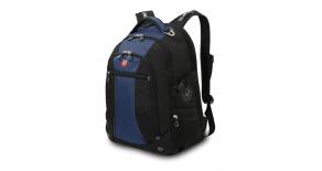 Рюкзак WENGER, 15”,синий/черный, полиэстер 900D/М2 добби, 34x17x47 см, 26 л