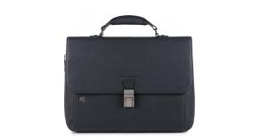 Портфель Piquadro Black Square (CA3111B3/BLU) синий натур.кожа