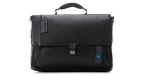 Портфель Piquadro Pulse (CA3111P15/N) черный натур.кожа