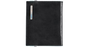 Чехол для кредитных карт Piquadro Blue Square  (PP1395B2/N) черный натур.кожа