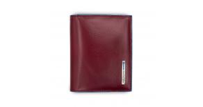 Чехол для кредитных карт Piquadro Blue Square  (PP1395B2/R) красный натур.кожа