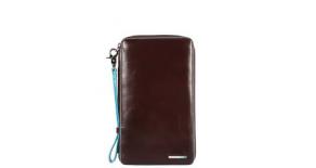 Мультипортмоне Piquadro Blue Square  (PP3246B2/MO) коричневый натур.кожа