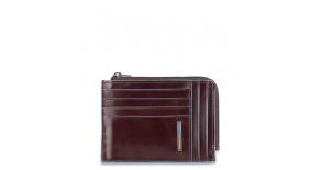 Чехол для кредитных карт Piquadro Blue Square  (PU1243B2R/MO) коричневый натур.кожа