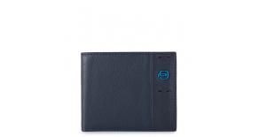Кошелек мужской Piquadro Pulse (PU4188P15/BLU3) синий натур.кожа