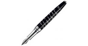 Ручка перьевая Carandache Gagarine LT SP (1628.481) (M) латунь лак посеребрение с родиевым напыление