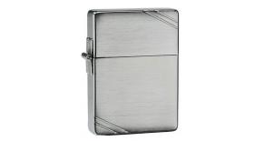 Зажигалка ZIPPO 1935 Replica™ с покрытием Brushed Chrome, латунь/сталь, серебристая, 36x12x56 мм