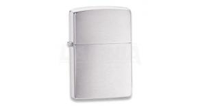 Зажигалка ZIPPO Classic с покрытием Brushed Chrome, латунь/сталь, серебристая, матовая, 36x12x56 мм
