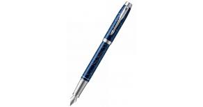 Ручка перьевая Parker IM Premium SE F325 (2074147) Midnight astral F сталь нержавеющая подар.кор.