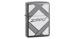 Зажигалка ZIPPO Classic с покрытием Black Ice ®, латунь/сталь, чёрная, глянцевая, 36x12x56 мм