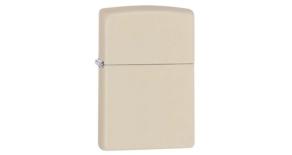 Зажигалка ZIPPO Classic с покрытием Cream Matte, латунь/сталь, кремовая, матовая, 36x12x56 мм